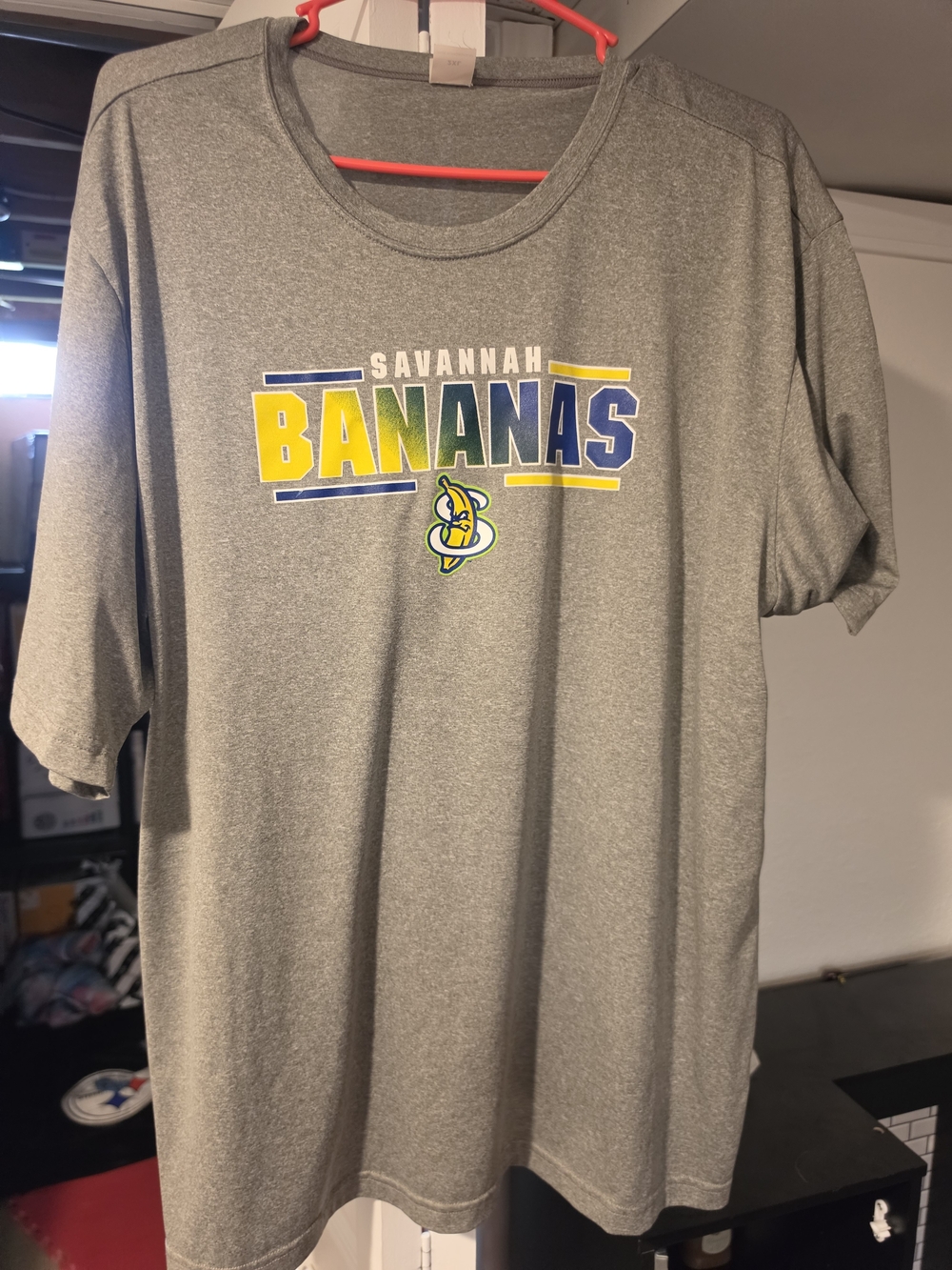 Savannah Bananas First Ever Tour  Graphic Logo Crew Neck T-Shirt 2XL